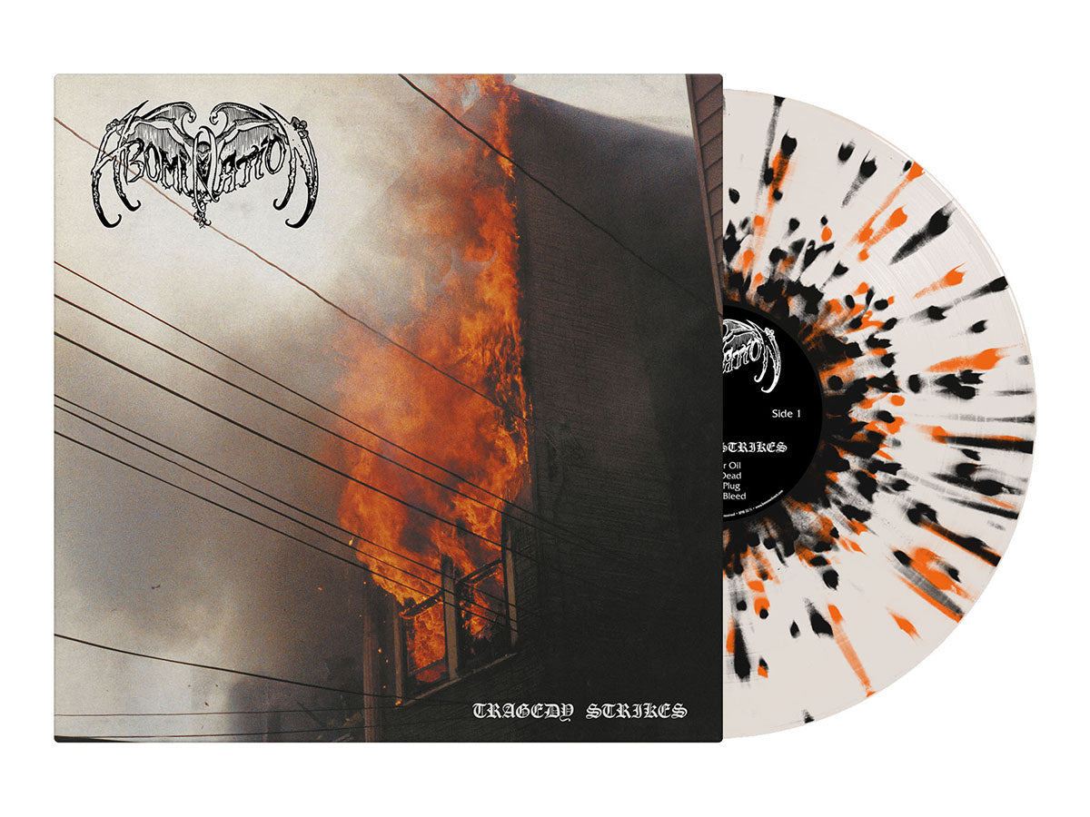Abomination - Tragedy Strikes - Milky Clear/Black/Orange Vinyl LP