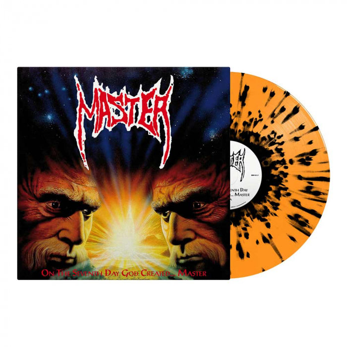 MASTER - On The Seventh Day God Created... Master / ORANGE BLACK SPLATTER VInyl LP