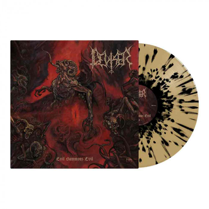 DEVISER - Evil Summons Evil / BEER BLACK SPLATTER Vinyl LP