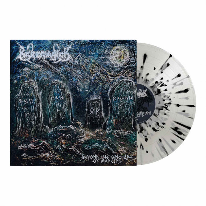 RUNEMAGICK - Beyond the Cenotaph of Mankind / CLEAR SILVER BLACK SPLATTER Vinyl LP