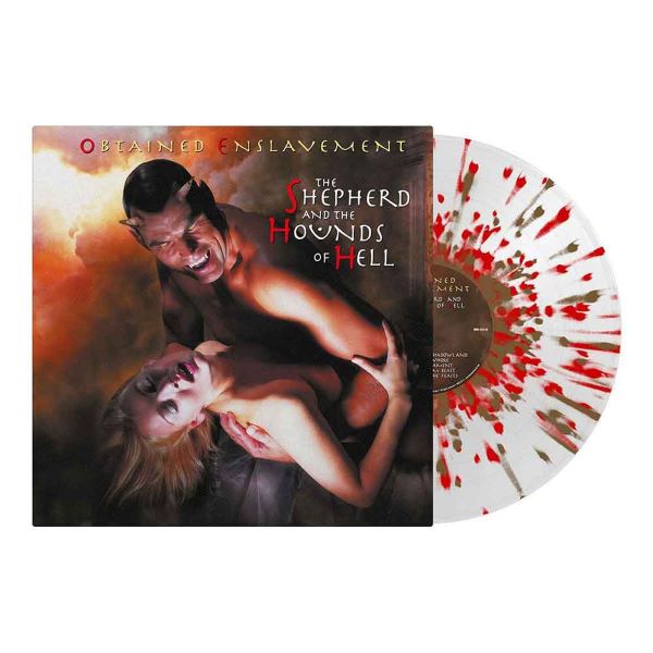 OBTAINED ENSLAVEMENT - The Shepherd and the Hounds of Hell / Limited Edition Clear Gold Red Splatter Vinyl LP