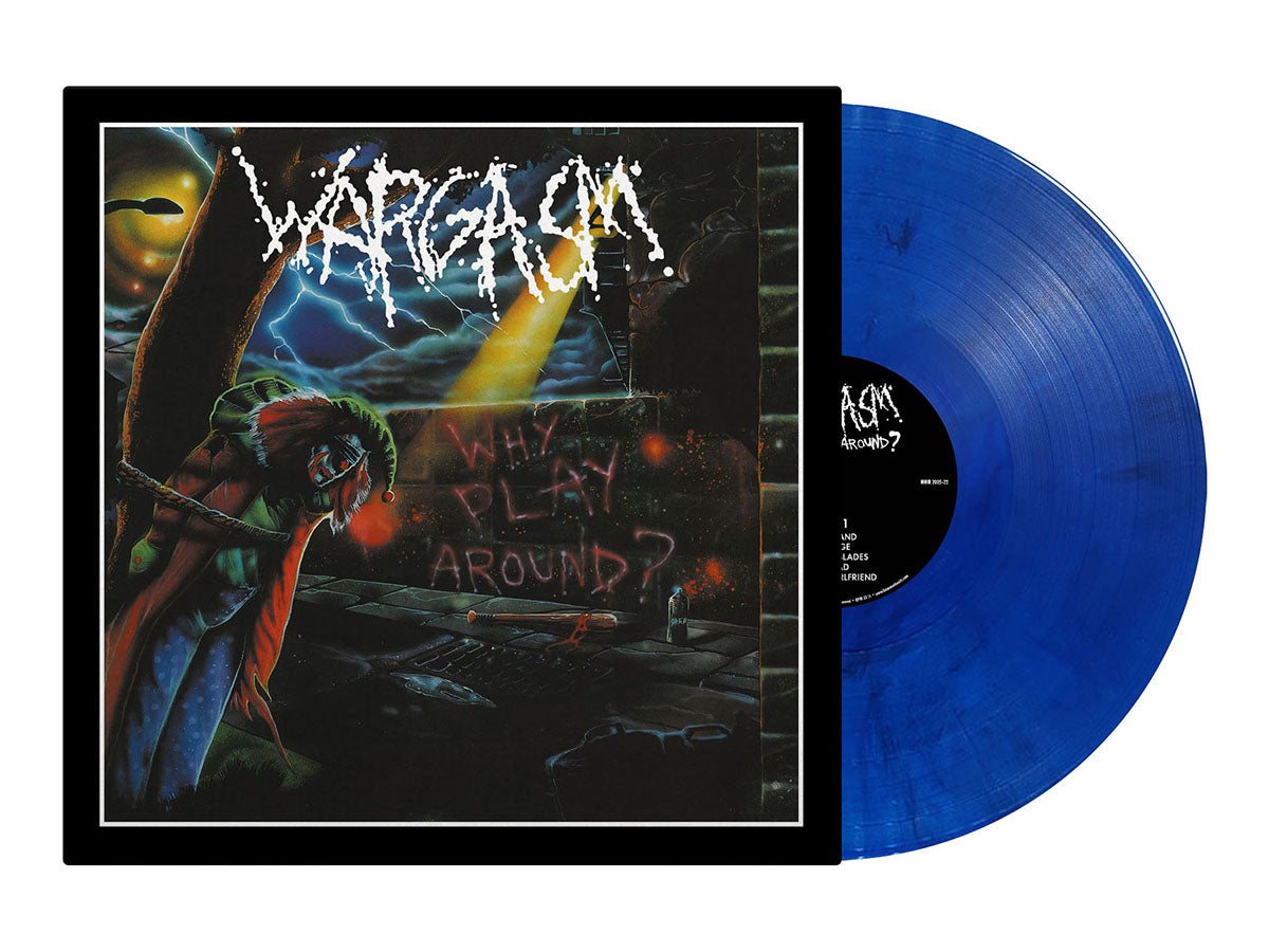 Wargasm - Why Play Around? / Transparent Blue/Black Marble Vinyl LP