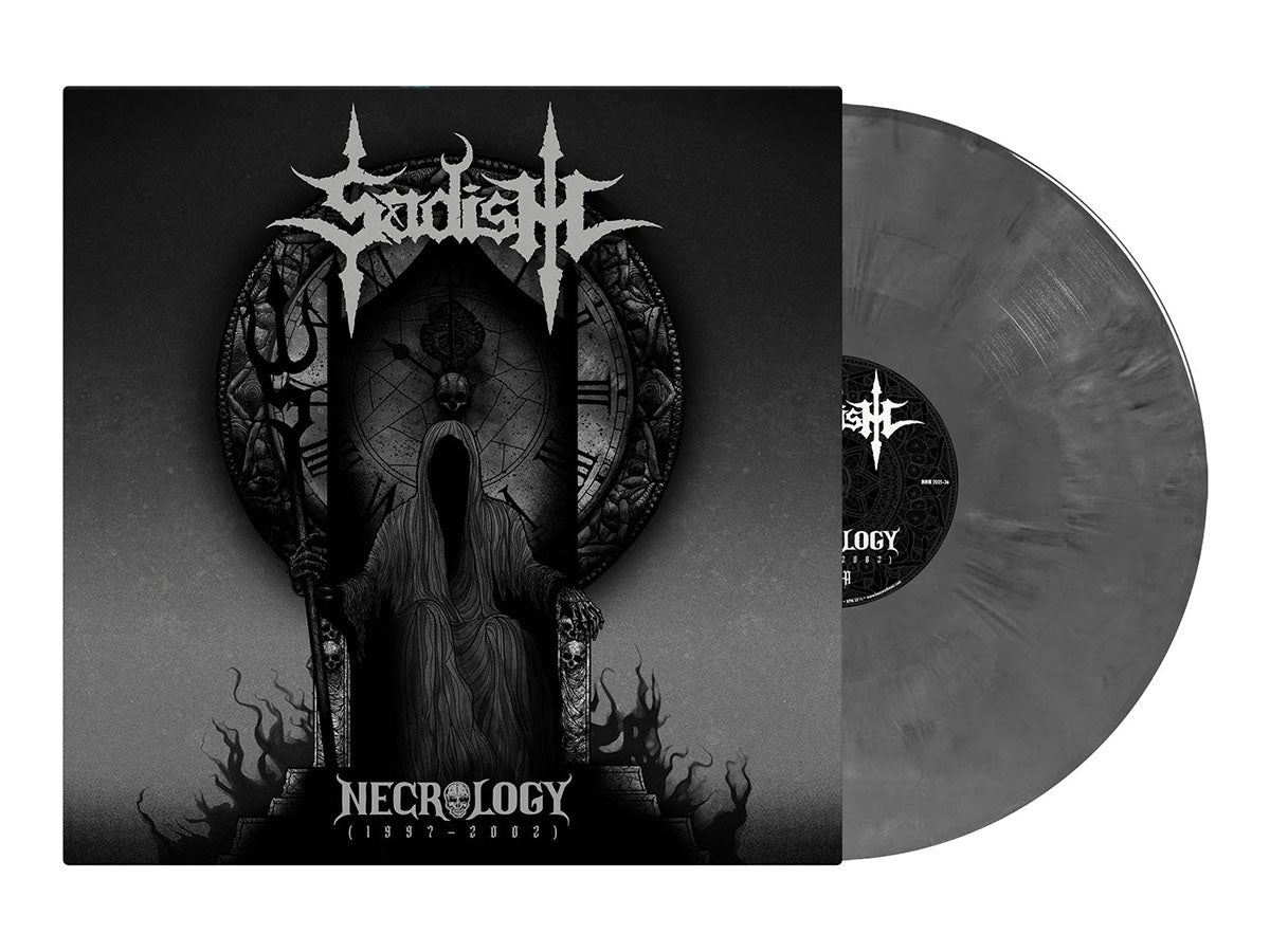 Sadism - Necrology / White/Black Marbled Vinyl LP