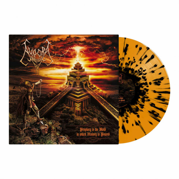 AURORA BOREALIS - Prophecy Is The Mold In Which History Is Poured / ORANGE BLACK SPLATTER Vinyl LP