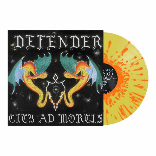 DEFENDER - City Ad Mortis / Yellow Order Splatter Vinyl LP