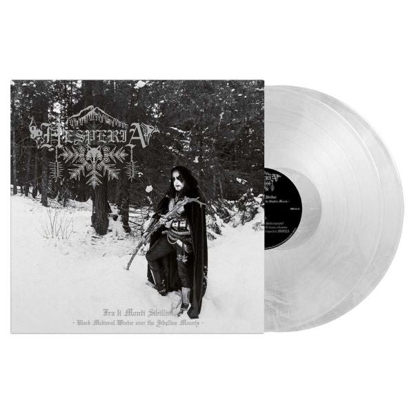 HESPERIA - Fra Li Monti Sibillini (Black Medieval Winter Over the Sibylline Mounts) / Clear White Ice Marbled Vinyl 2 LP