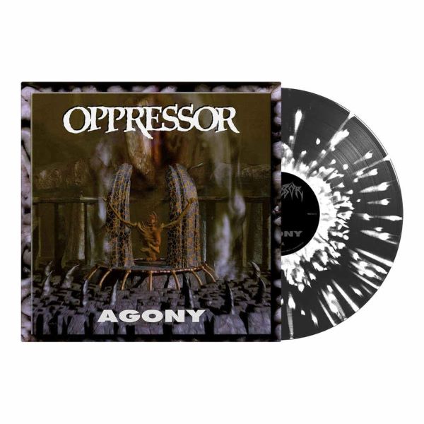 OPPRESSOR - Agony / Transparent Black White Splatter Vinyl LP